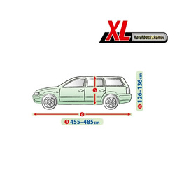 Prelata auto Kegel-Błażusiak Membrane Garage Hatchback / Kombi - XL 