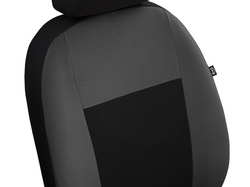 Huse pentru scaune auto Pok-Ter Drive din material, de culoare gri