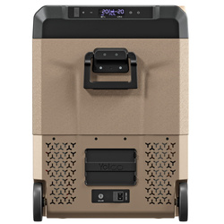 Lada frigorifica auto profesionala cu compresor Yolco TCX60 SAND 63L + baterie modulara + panou solar 200W