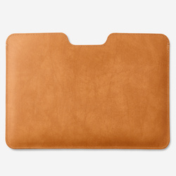 Husă elegantă pentru MacBook Air 13 M4, fabricată din piele naturală Baltan Razor maro