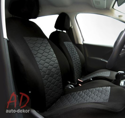 Huse pentru scaune auto Auto-Dekor Modern MP1 Piele Ecologica Negru