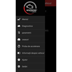 Software SDPROG RO de diagnosticare pentru OBDII ELM327 Windows Android iOS in romanesc