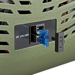 Frigider portabil de voiaj auto cu compresor Yolco NX50 Green 47L 12V 24V 240V
