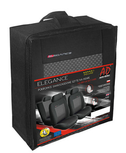 Huse pentru scaune auto Auto-Dekor Elegance din material textil Auto-Dekor Elegance Popiel 2 Gri