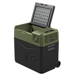 Frigider turistic cu compresor  USB bluetooth 5.0 Yolco BCX50 GREEN 47L 12V 24V 100-230V