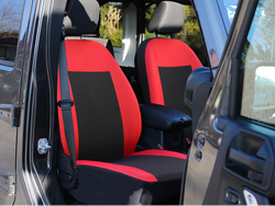Huse pentru scaune auto Pok-Ter Drive din material, de culoare albastru