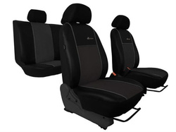 Huse pentru scaune auto Pok-Ter Alkantara piele gri inchis