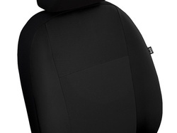 Huse pentru scaune auto Pok-Ter Drive din material, de culoare negru
