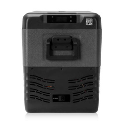 Frigider portabil de voiaj auto cu compresor Yolco KX40 Carbon 34L + căști wireless impermeabile
