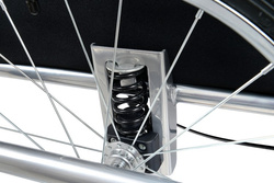 Remorca de biciclete cu amortizor 2 persoane +JOGGER verde + gratuit