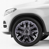 Capace roți auto vopsite NRM PERFECTO GRAPHITE 16 4 buc.