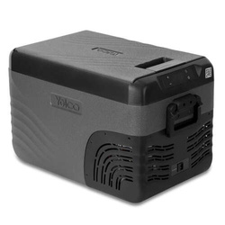 Frigider portabil de voiaj auto cu compresor Yolco KX30 Carbon 25L + căști wireless impermeabile
