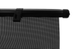 Parasolar geam lateral CarCommerce, 2x45cm, 2 bucati, Negru
