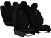  Set huse Scaune Auto Universale, Ekonomic, Negru, 9 buc 