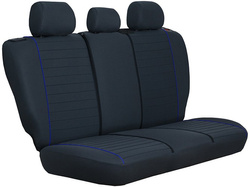 Huse pentru scaune auto Pok-Ter Trend Line din material culoare albastru