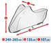 Husa auto protectie exterioara Kegel motocicleta XL 240-265/135/107cm huse moto 