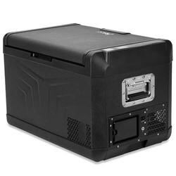 Frigider portabil de voiaj auto cu compresor Yolco GCX37 Black 37L 12V 24V + Baterie modulară Yolco