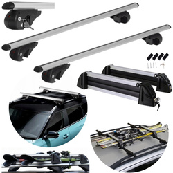 Set bare transversale portbagaj AZILO EMC Alu Basic 120, pe sine