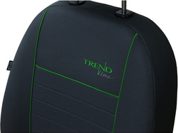 Huse pentru scaune auto Pok-Ter Trend Line din material culoare verde