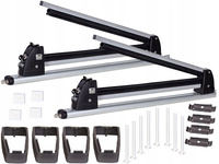 Suport ski auto pentru schiuri, Amos, cu prindere pe bare transversale pentru 3 perechi de schiuri