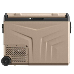 Lada frigorifica auto profesionala cu compresor Yolco TCX60 SAND 63L 12V 240V + baterie modulara