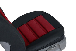 2x Husa matlasata pe scaunul din fata VIP ERGONOMIC MODELUL 6, culoare rosu