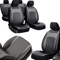 Huse pentru scaune auto Pok-Ter Design Leather Piele Gri