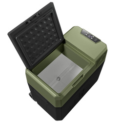 Frigider turistic cu compresor  USB bluetooth 5.0 Yolco BCX50 CARBON 47L 12V 24V 100-230V