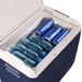 Frigider portabil de voiaj auto cu compresor Yolco NX50 Blue 47L 12V 24V 240V