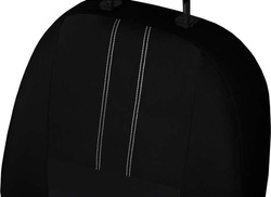 Huse pentru scaune auto Pok-Ter Ekonomic 1+1 Negru
