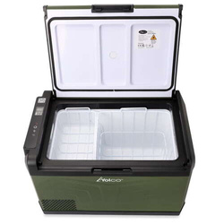 Frigider portabil de voiaj auto cu compresor Yolco GCX37 Green 37L