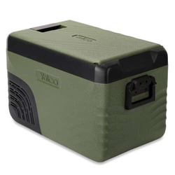 Frigider portabil de voiaj auto cu compresor Yolco KX30 GREEN 25L + căști wireless impermeabile