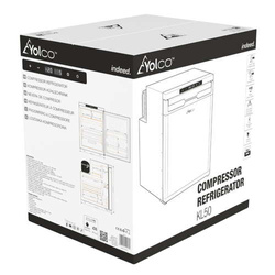 Lada frigorifica auto profesionala Frigider incorporabil cu compresor Yolco KL50 44L