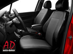 Huse pentru scaune auto Auto-Dekor Comfort Piele Ecologica Gri