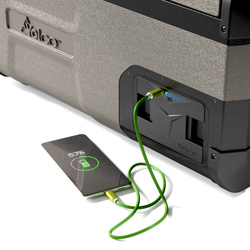 Lada frigorifica auto profesionala USB bluetooth 5.0 Yolco FCX18 CREAM 18L 12V 24V 100-230V