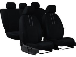  Set huse Scaune Auto Universale, Ekonomic, Negru, 9 buc 