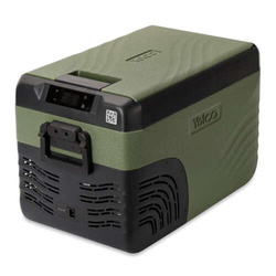 Frigider portabil de voiaj auto cu compresor Yolco KX30 GREEN 25L + căști wireless impermeabile