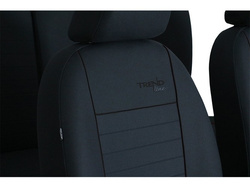 Huse pentru scaune auto Pok-Ter Trend Line din material culoare negru