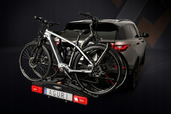Aguri Active Bike 2 E-BIKE Black suport biciclete pe carlig pentru 2 biciclete electrice