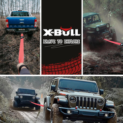 Curea de remorcare X-BULL 50mm x 6m cu cârlige din oțel 4.680kg