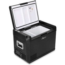 Frigider portabil de voiaj auto cu compresor Yolco GCX47 Black 47L 12V 24V 240V