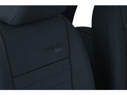 Huse pentru scaune auto Pok-Ter Trend Line din material culoare negru