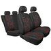 Huse pentru scaune auto Auto-Dekor Elegance din material textil Auto-Dekor Elegance Rosie