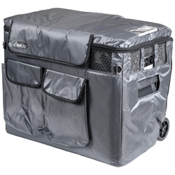 Frigider portabil de voiaj auto cu compresor Yolco BCX40 GREY 39L + baterie modulara + scut termic