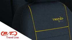 Huse pentru scaune auto Pok-Ter Trend Line din material culoare bordo