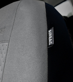 Huse pentru scaune auto Auto-Dekor Prestige Alcantara Gri