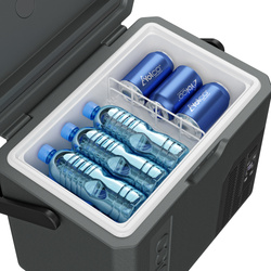 Frigider turistic cu compresor Yolco ET18 17L Bluetooth 5.0 + baterie modulara 15600 mAh