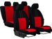  Set huse Scaune Auto Universale, Ekonomic, Negru/ Rosu, 9 buc 