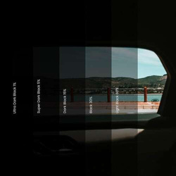 Folie geam argintiu inchis, Light Black 60%, 0.5x3m