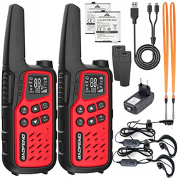 Subcanale walkie-talkie Baofeng BF-25E PMR roșii